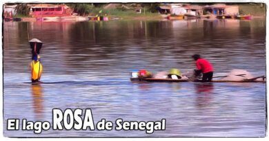 Lago Rosa de Senegal